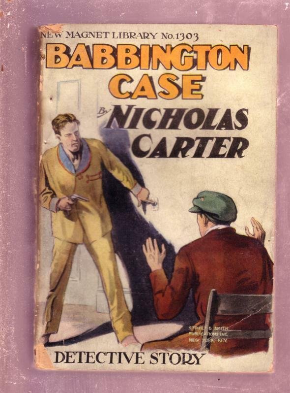 NEW MAGNET LIBRARY-#1303-BABBINGTON CASE-NICK CARTER FR