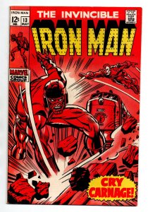 Invincible Iron Man #13 - 2nd appearance Controller - KEY - 1969 - VF/NM