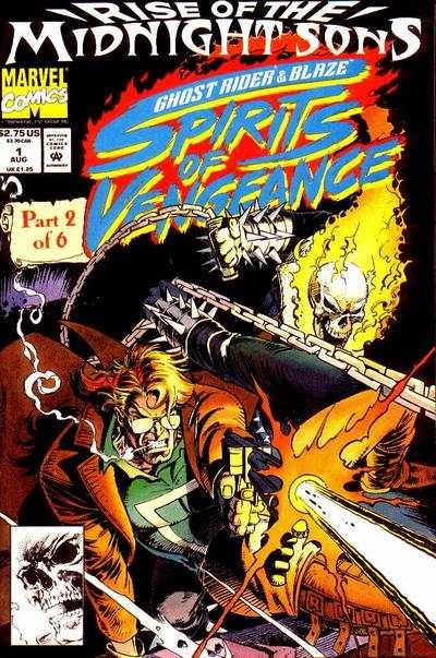 Ghost Rider/Blaze: Spirits of Vengeance #1, NM + (Stock photo)