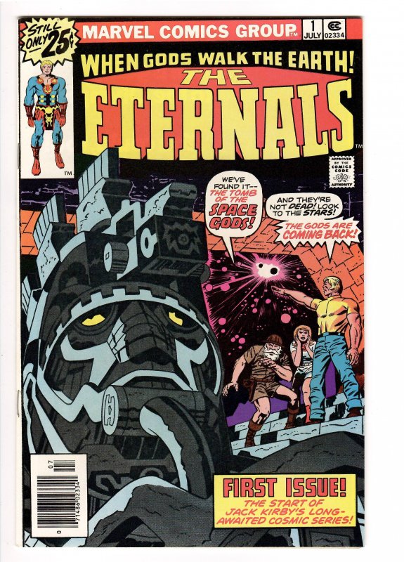 ETERNALS 1 VF/NM 9.4 !! NEWSSTAND!!Multiple 1st appearances!