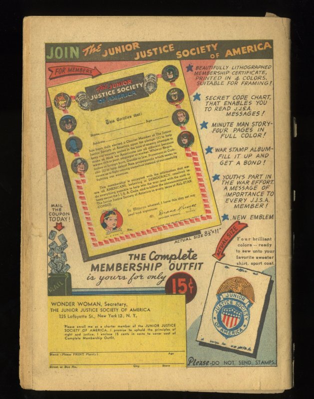 Sensation Comics #44 Inc 0.3