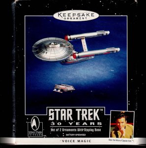 Star Trek 30th Anniversary Holiday ornament 1996 (new still in original box)