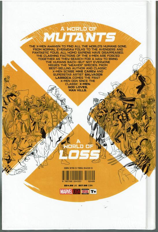 X-Men No More Humans - Hard Cover - NM - Polywrapped