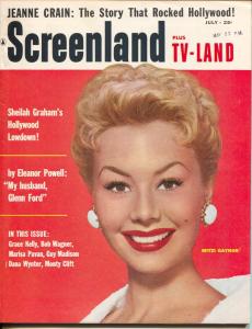 ScreenLand-Mitzi Gaynor-Grace Kelly-Bob Wagner-Guy Madison-July-1956