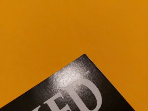 2019 THE MARKED 1 2nd Printing black white cover VF+