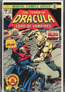 Tomb of Dracula #39 (1975) Tomb of Dracula