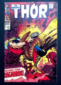 Thor #157 (1968) Jack Kirby Art - FN (Silver Age 15 Center)