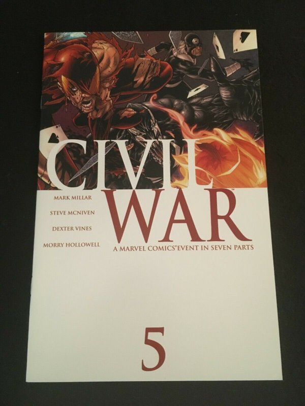 CIVIL WAR #1, 2, 3, 4, 5, 6, 7 VFNM Condition