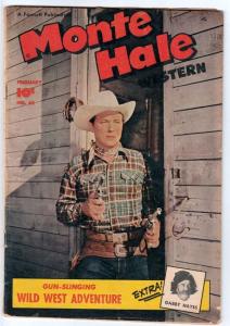 Monte Hale Western 45 strict GD/VG 3.0 High-Grade  ~Gabby Hayes~