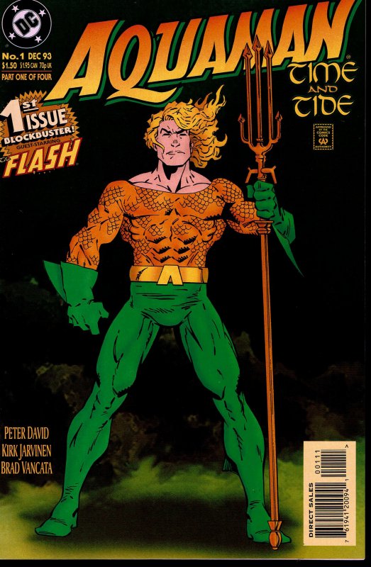 Aquaman Time and Tide #1 - NM - 1993