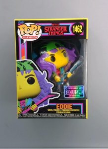 Funko Pop! Eddie #1462, Stranger Things, Entertainment Earth Excl. Black light