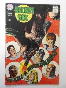 Secret Six #3 (1968) VG/FN Condition! moisture stain