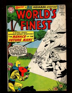 WORLD'S FINEST #135 (4.0) BLACK AND WHITE SUPERMAN COVER !