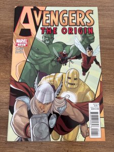 Lot Of 5 Avengers The Origin Marvel Comic Books # 1 2 3 4 5 NM 15 J319
