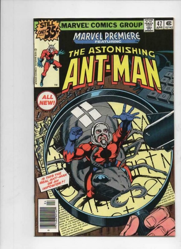 MARVEL PREMIERE #47, VF/NM, Scott Lang, Antman, Origin & 1st appearance, 197