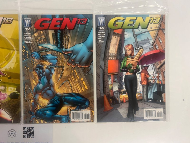 4 Gen 13 Wildstorm Comic Books # 16 17 18 19 35 JS27