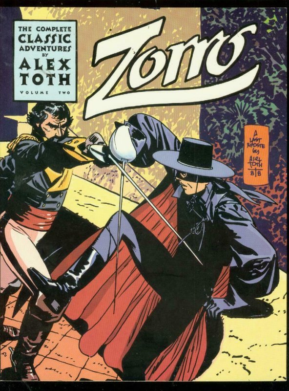 COMPLETE ZORRO VOL 2 TRADE PAPERBACK-ALEX TOTH COMICART VF