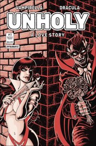 Vampirella Dracula Unholy #3M VF/NM ; Dynamite | FOC variant (TMNT Tribute)