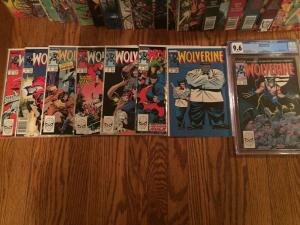 TWO Wolverine #1 9.6 CGC! 1-8 M/NM! Entire Weapon X Program, Many Many More!