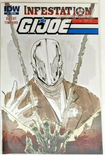 GI Joe Infestation (2011, IDW) #1-2 7 Covers! 1 Hand Drawn 