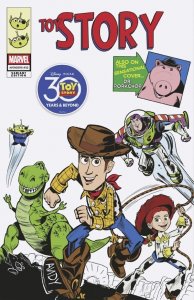 The Avengers #32 2025 Forcelloni Toy Story Homage Variant Marvel Comics EB05