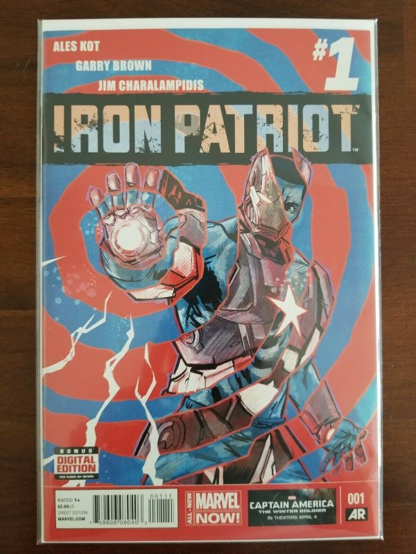 Iron Patriot 1 NM Marvel Comics Ales Brown $3 Bin Dive Combined Gemini Shipping