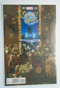 Secret Wars #1J Party Variant 3rd Series 8.0 VF (2015)