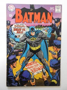 Batman #201 (1968) VG+ Condition moisture stain