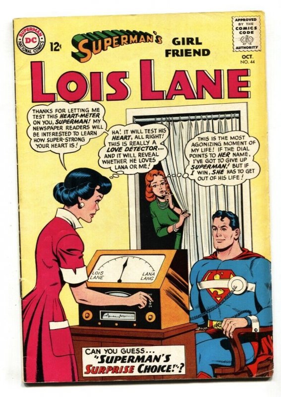 SUPERMAN'S GIRLFRIEND LOIS LANE #44 DC comic book 1963