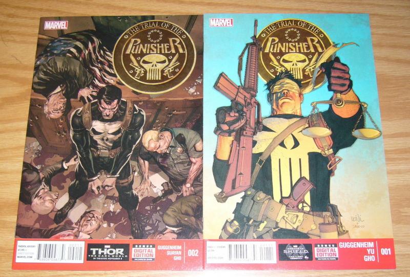 Punisher: the Trial of the Punisher #1-2 VF/NM complete series - guggenheim - yu