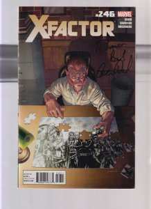 X-Factor #246 - Signed by Peter David. David Yardin Cover Art. (9.2) 2012