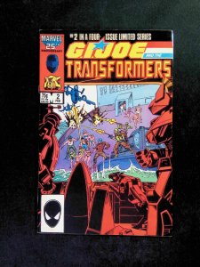 GI Joe and The Transfrmers #2  MARVEL Comics 1987 FN/VF