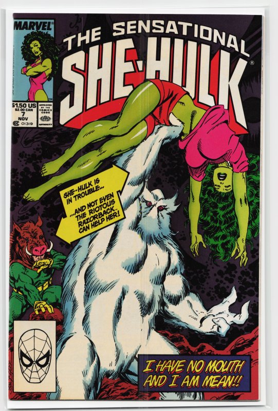 The Sensational She-Hulk #7 (1989) She-Hulk