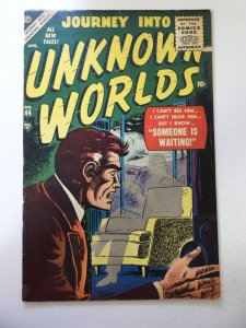 Journey Into Worlds Unknown #44 VG- Condition moisture stain bc