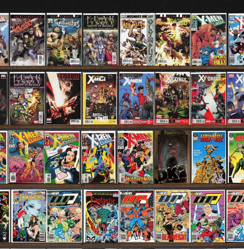 Huge Lot 150+ Comics with The Incredible Hulk, Excalibur, Haywire & More!