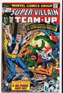 Super-Villain Team-Up #2 (1975) Namor the Sub-Mariner
