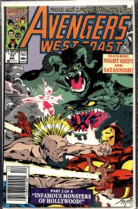 Avengers West Coast #77 (1991) West Coast Avengers / Avengers West Coast