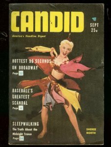 CANDID MAGAZINE #1 1953-CHEESECAKE-BLACK SOX SCANDAL- FN