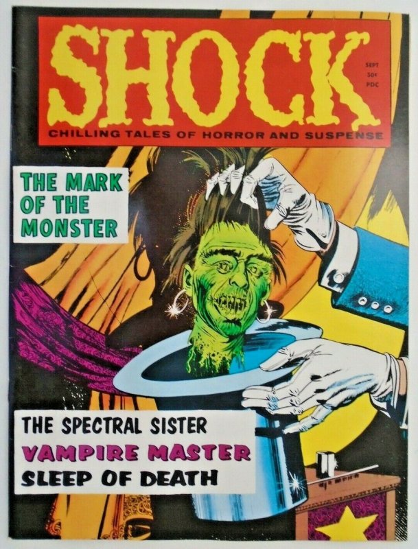 mm Shock (1969) v2, #4vf/nm Jay Disbrow 