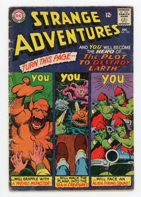 Strange Adventures #183 Moolah the Mystic GD