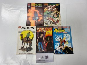 5 SLAVE LABOR comic books Samurai Penguin New Wave Nexus Samurai 52 KM38