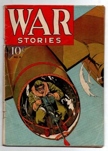 War Stories #6 - Golden Age - WW2 - Military - Dell - 1942 - (-VG)