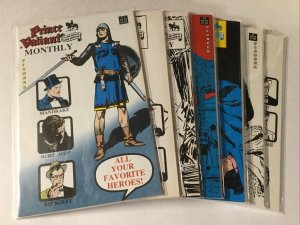 Prince Valiant Monthly 1 3 4 5 6 7 8 Lot Set Run Nm Near Mint Pioneer