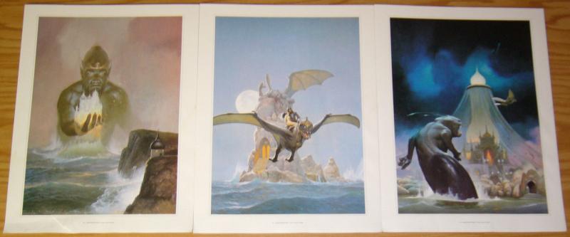 Seaworld portfolio by Segrelles (artist of the Mercenary) from NBM 1986