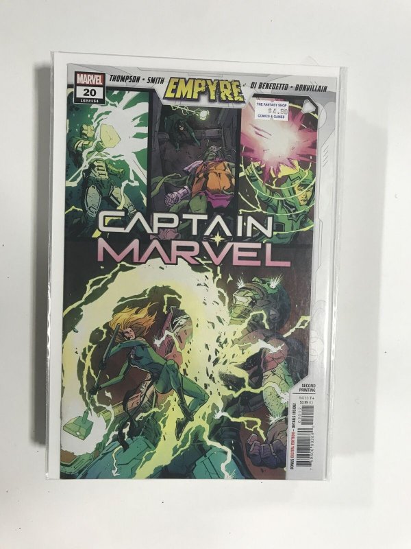 Captain Marvel #20 Second Print Cover (2020) NM3B147 NEAR MINT NM