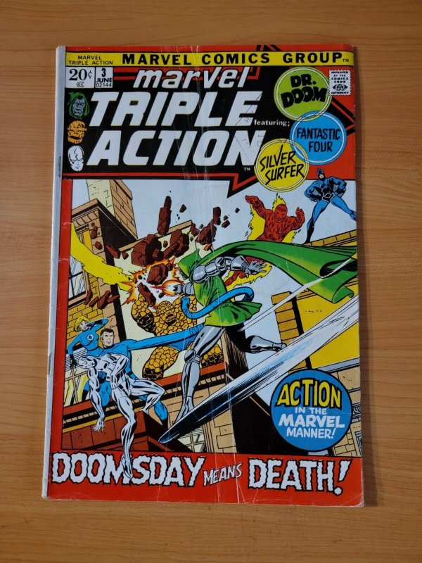 Marvel Triple Action #3 ~ VERY GOOD VG ~ 1972 Marvel Comics