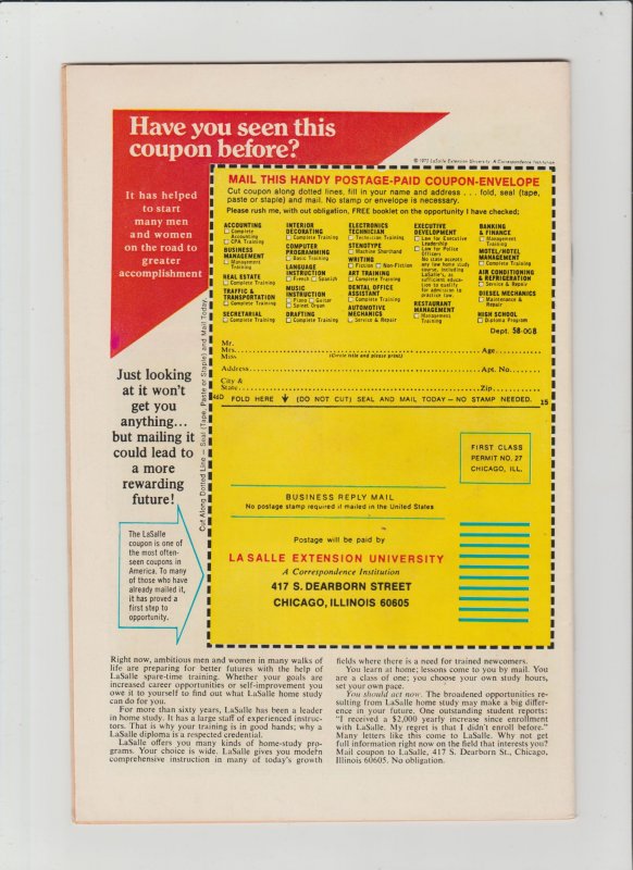 The Frankenstein Monster #13 (1974) FN+