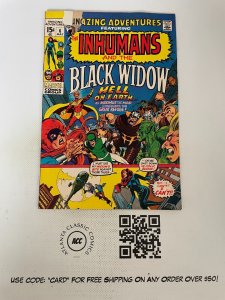 Amazing Adventures Feat. The Inhumans & The Black Widow # 6 VG- Marvel 14 J225