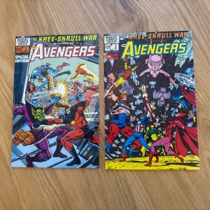 The Kree-Skrull War Starring the Avengers #1-#2  (Marvel Comics 1983) NM-