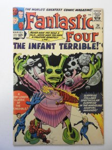 Fantastic Four #24 (1964) VG+ Condition moisture stain